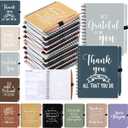 Tellingyou 20 Pcs Bulk Employee Appreciation Gifts A6 Notebook with Pens Teacher Appreciation Gifts Nurses Week Thank You for Team Office Coworker Staff Graduation Volunteers (Neutral Colors)