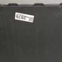 Folding Table 4 Foot Portable Heavy Duty Plastic Fold-in-Half Utility Table Small Indoor Outdoor Adjustable Height Folding with Carrying Handle, Camping and Party, Black