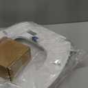 Bidet Toilet Seat, Soft Close Elongated Toilet Seat, Button control Feminine/Posterior Wash Switch, Knob Control Water Pressure,White Bidet Seat Attachment with Brass inlet Easy Installation