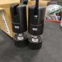 Kuhn Rikon Adjustable Ratchet Grinder with Ceramic Mechanism for Salt, Pepper and Spices, 8.5 x 2.25 inches, Black, Pack of 2