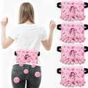 JarThenaAMCS 4 Pack Bachelorette Party Shaking Swing Balls Game Set 4 Strap 4 Pink Western Cowgirl Disco Shake Box and 80 Balls for Birthday Bridal Shower Table Tennis Twerk Game