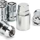 Wheel Lock Lug Nut Set 1/2-20 Anti Theft Fit Jeep Grand Cherokee Liberty Wrangler JK Sahara Unlimited Rubicon X CJ5 CJ6 CJ7 Ford Bronco Dodge Ram charger 5 Locking Security Nuts Replace 24538