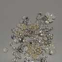 Wavwavw 80 Pcs Rhinestone Buttons Faux Pearl Buttons Flower Flat Back Embellishment Appliques for Craft Jewelry Making DIY Wedding Decor Bouquet Hair Clothes Bag Shoe Home Party