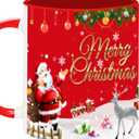 ERYUWOZA Christmas Coffee Mug, Christmas Mug Gifts for Women, Men, Mom, Dad, Uncle, Aunt, Wife, Husband, Sister, Friends, Her, Him, Gift Box Packaging, Red, 11oz (Pack of 1)