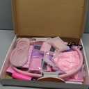 NANATI Pilates Kit 18PCS, Pilates Essentials Kit for Women Home Workouts, Pilates Equipment with 14.5" Pilates Ring and Ball, 7 Resistance Bands, Ankle Weights, Sliders & Grip Socks for Beginners