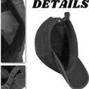 Birthday Gifts for Him Her, Unique Ideal Gifts Cap for Men Women, Vintage Hat Baseball Cap (01.black)