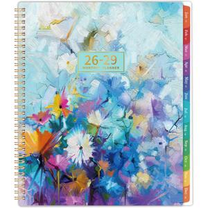 2026-2029 Monthly Planner - 3 Year Monthly Planner, JUL 2026 - JUN 2029, 2026-2029 Calendar Planner with 36 Monthly Tabs, Notes Pages, Inner Pocket, Great for Long-Term Planning