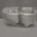 NPLUX 50 Pack Individual Cupcake Containers Plastic Cupcake Boxes Cupcake Holders Stackable Deep Dome Cupcake Carrier