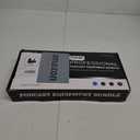 MorTime Condenser Microphone Bundle, Live Sound Card, Adjustable Boom Arm, Shock Mount, Metal Mic Pop Filter, Sponge Pop Filter Cover, Earphone, Audio Cables and Power Cable, Set of 11 Mic Kit