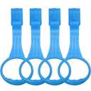 4Pcs Baby Playpen Pull up Rings, Pull up Rings for Play Pen, Playpen Accessories for Help Stand Up Walking Training Tool Newborn (Blue)