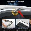 Sze Rain Guards Compatible with Dodge RAM 1500 2019-2025 Crew Cab Side Window Deflectors Window Visors Out-Channel Guard Deflector Vent Visor-4pcs