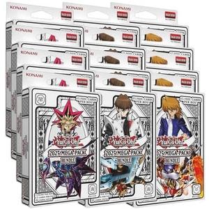 Yu-Gi-Oh! CCG 2025 Mega Pack Bundle Tuck Box Case (12 Boxes) - 4 of Each Art