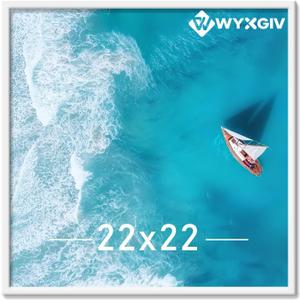 White 22x22 Picture Frame Lightweight yet Durable Frame Wall Hanging