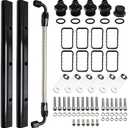Billet Fuel Rail Kit Compatible with LS LS1 LS2 LS3 LS6 Stock Intake Manifold 6AN+Hardware