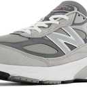 New Balance Men's Made in USA 990v6 Sneakers (10 Wide, Grey/Grey)