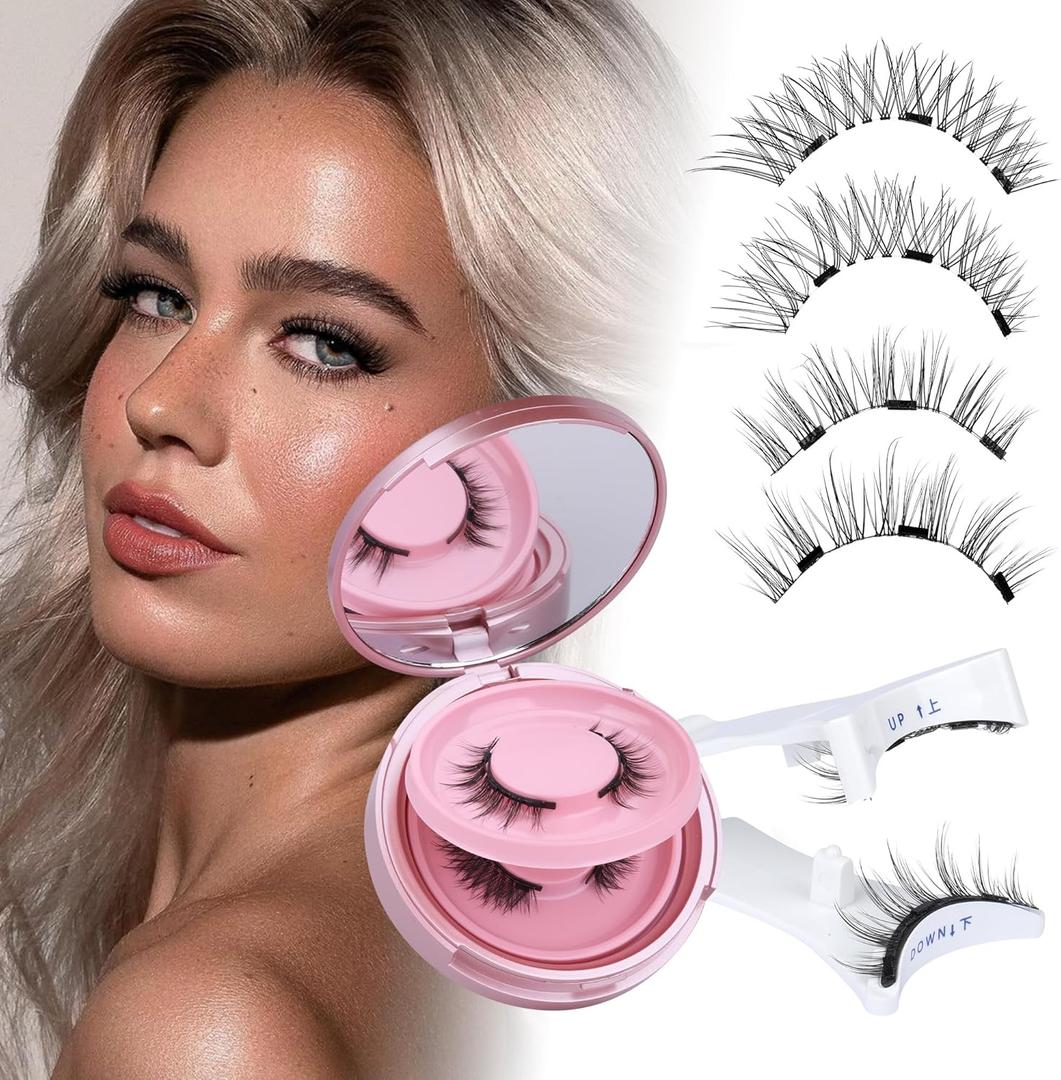 Visit the Store, JIMIRE
JIMIRE
Visit the Store
4.4
4.4 out of 5 stars
(27,534)
Cat Eye Magnetic Eyelashes Natural Look Wispy Magentic Lashes Reusable Magnetic Eyelashes with Applicator No Glue Needed Press on Magnetic Lashes by JIMIRE Quick to Wear b