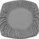 Rosygulls Separate Velvet Sofa Cover,Couch Covers for 2 Cushion Couch,Super Stretch Wear-Resistant Sofa Slipcovers,Washable Furniture Protector with Anti-Slip Elastic Bottom(Dark Grey,Double Seat)