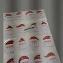 Christmas Gift Tags Stickers, 96Pcs Christmas Gift Labels Stickers, Self-Adhesive Christmas Name Tags for Xmas Gifts Wrap Presents Boxes Decoration, 2 x 3 Inch (Santa Claus)