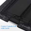 Center Console Lid Armrest Kit Compatible with Chevy GMC Silverado Suburban Tahoe Sierra 2007-2013 Cover with Latch Pickup Repair Replaces 20864154