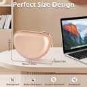 Hard Shell Travel Case Compatible with Beats Studio Pro/Studio3/Solo4/Solo3/ Solo 2 Bluetooth On-Ear Headphones (Gold 2)