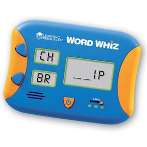 Learning Resources Word Whiz Electronic Flash Card, Letter Games for Kids, Word Recognition, Ages 5+