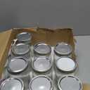 Encheng 32 oz Wide Mouth Mason Jars with Lids and Bands, 12 Pack Clear Glass Canning Jars for Fermenting, Preserving, Quart Size Large Mason Jars for Jam, Pickling, Meal Prep, DIY Crafts