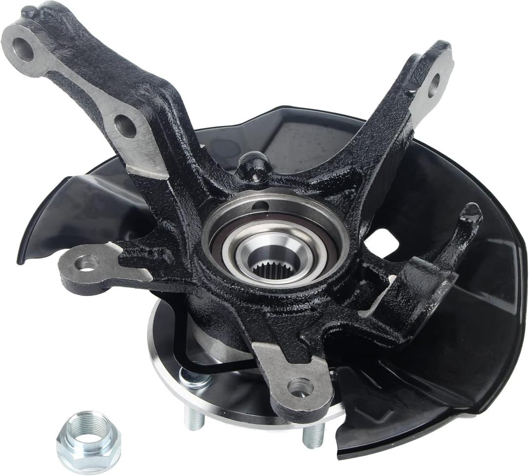 Steering Knuckle Wheel Hub Bearing Assembly Front Right Passenger Compatible with Civic 1.8L 2012 2013 2014 2015 2016