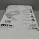 KOHLER 25875-0 Hyten 3" Height, Elevated Soft Close Elongated Toilet Seat, Contoured Seat with Grip-Tight Bumpers, Quick-Attach Hardware, No Slam Toilet Seat, White