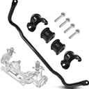 55398938AC Front Sway Bar Kit, Front Suspension Stabilizer Bar with Bushing Kit Fits for 2009-2010 Dodge Ram 1500, 2011-2018 Ram 1500, 2019-2022 Ram Classic 1500 4WD, #55398938AB Sway Bar 2pcs
