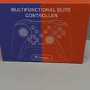 Wireless Switch Controller for Nintendo Switch/Switch 2/Lite/OLED Controller, Switch Controller with a Mouse Touch Feeling on Back Buttons, Extra Switch Pro Controller with Wake-up,Programmable, Turbo Function (Black)