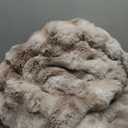 Electric Heated Blanket for Girls & Women, Soft & Luxurious, Faux Rabbit Fur Heating Throw Blankets, 6 Heat Settings, Overheat Protection, Quick Heating, Memory Function, Gift-Ready Design, 50"x60" (Tie-dyed Light Taupe)