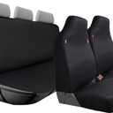DICKIES 3-Piece Trader Seat Covers, Front and Rear Seat Covers for Cars and SUVs — Black