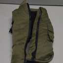 Dog Winter Coat with Harness Built-in | Waterproof Dog Jacket with Zipper & Fleece Lining | Reflective Cold Weather Coat for Small Medium Large Dogs (Army Green)