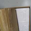 Nuanchu 40 Pcs 13.8 x 13.8 Inch Foam Drop Ceiling Tiles Peel and Stick White 3D Wall Panels, 26-105.5 sq. ft Adhesive Glue up Waterproof Wallpaper for DIY Office Home (Various Styles)