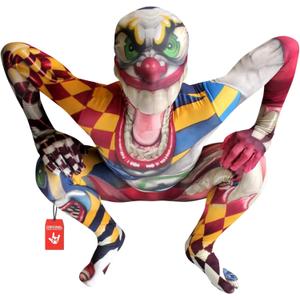 Morphsuits Clown Costume for Kids, Killer Clown Halloween Outfit for Boys, Fun Circus Dress-Up (Medium)