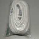 40FT Extra Long Kerf Weather Stripping Door Seal for Large Gaps and Easy Installation (White)