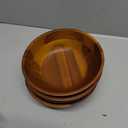 AIDEA Acacia Wooden Serving Bowls, 7 Inch Set of 4 for Salad, Soup, Noodle and More