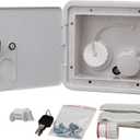 Gravity City Water Inlet Fill Dish Hatch Lock, for RV Trailer Cars Marine, Professional for Most Fresh Water Inlets on RV Motorhomes Caravans Boats