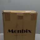 Monbix Queen Comforter Set - 7 Pieces Dusty Blue Bed in a Bag Queen Bedding Sets with Comforters, All Seasons Comforter Bed Set with Sheets, Pillowcases & Shams (Queen(90"X90"))