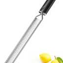 Cheese Grater with Slip-Free Grip, Lemon Zester for Gitrus fruits, Chocolate, Hard Cheeses