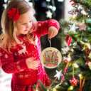 3 x Sending Christmas Vibes Adult Naughty Couple Husband Wife Friend Gift 1 - Christmas Ornaments - Christmas Decorations - 3.6 in Acrylic - Funny Gag Gifts - White Elephant - Stocking Stuffers