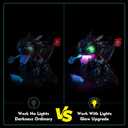 LocoLee Touch Version LED Light Kit Compatible with Lego 10375 How to Train Your Dragon: Toothless (NO Model, Only Light kit), Light Compatible with Lego 10375 -NO LEGO's with Light Kit