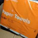 Amazon Basics 2-Ply Flex-Sheets Paper Towels, 12 Basics Rolls = 40 Regular Rolls, Everyday Value with 150 Sheets per Roll
