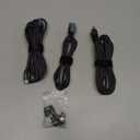 ZBF 100W USB C Magnetic Charging Cable, 2 in 1 Charger Cable for Type C(3 Pack, 4/6.6/6.6FT) 480Mbps Data Transfer, 5A Fast Charging for Phone 17 16 15,14,13 Pro Max, MacBook Pro,Pad,Galaxy S22,Pixel