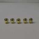 5 Pack 1 Inch Vintage Ball Polished Brass Cabinet Knobs Kitchen Cabinet Hardware Drawer Knobs Pulls for Drawers.