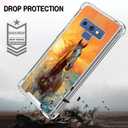 ZHONGWEI Clear Phone Case Compatible with Samsung Galaxy Note 9 with Horse-aa34 - Sleek Protection with Style and Durability for Any Smartphone Model.