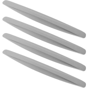 BokWin 4 Pack Universal Car Bumper Protector Rubber, Anti-Collision Car Front and Rear Corner Bumper Guard Lip Anti-Scratch Strips Sticker for Cars SUV Pickup Truck (Grey)