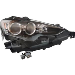 Right Headlight for Lexus IS250 IS350 2014 2015 2016 Headlights w/LED Lamp, 8114553751 (Passenger Side)