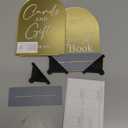 Set of 2 Gold Acrylic Wedding Signs, 5"x7" Gold Mirror Arch Acrylic Table Sign and Base, Modern Font TableTop Reception Sign for Wedding & Party Event (Golden, 5 x7 Inch)