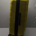 Rockland Melbourne Hardside Expandable Spinner Wheel Luggage, Yellow, 2 Piece (20"/28")